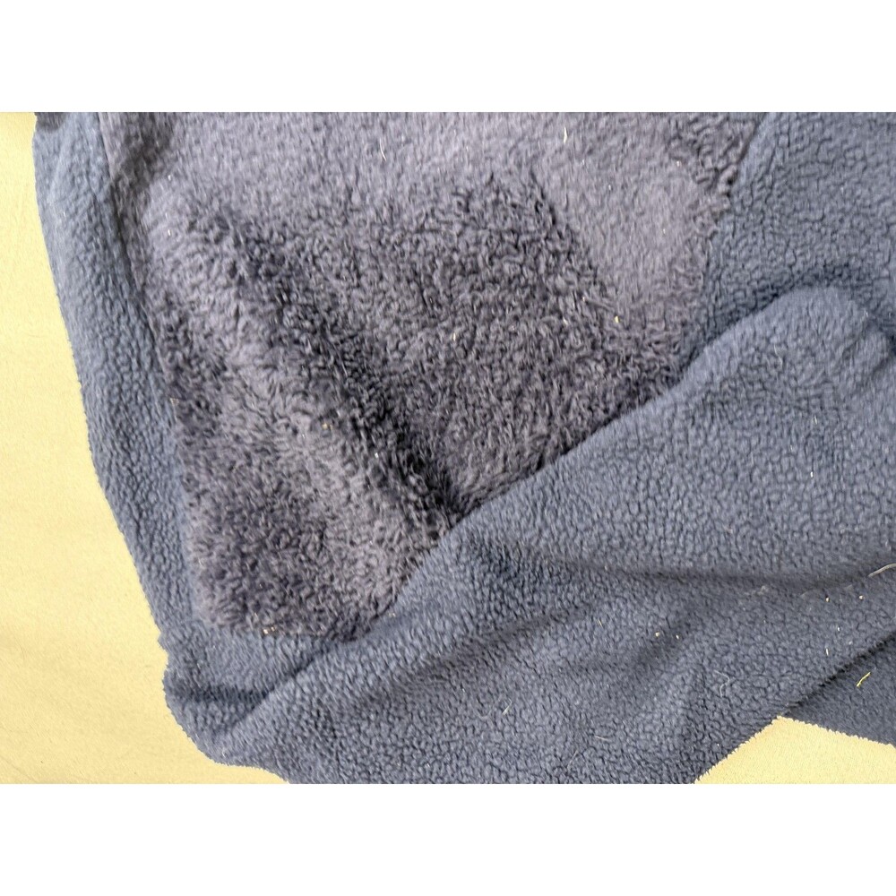 Columbia Jacket Boys Large Blue Fleece 1/4 Zip Geometric Pocket Pullover Outdoor - Picture 7 of 11